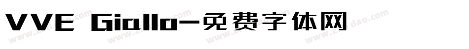 VVE Giallo字体转换